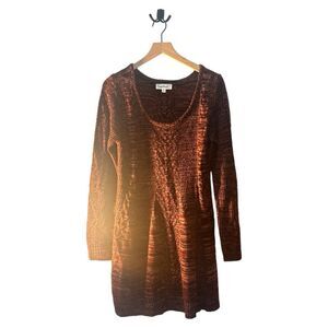 Cloud‎ Chaser Knit Sweater Dress Long Sleeve Pullover XL